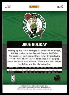 2024-25 Panini Revolution Astro Jrue Holiday #82 Basketball - Basketball Card Single