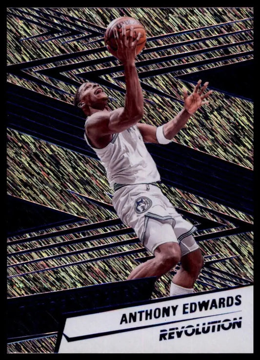 2024-25 Panini Revolution Blue Storm Anthony Edwards #40 Minneosta Timberwolves - Basketball Card Single