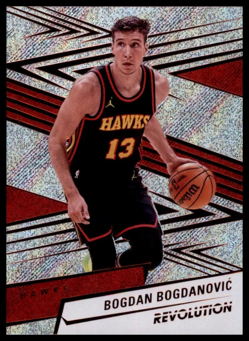 2024-25 Panini Revolution Bogdan Bogdanovic #48 Atlanta Hawks Basketball Card - Basketball Card Single