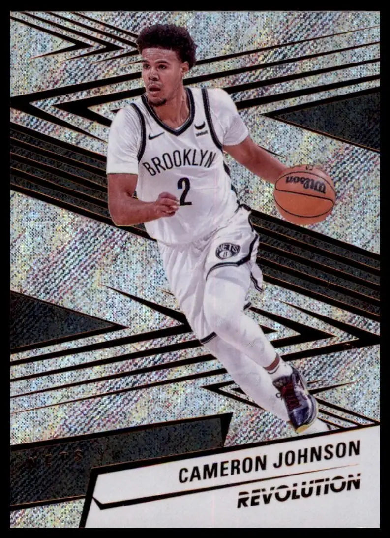 2024-25 Panini Revolution Cameron Johnson #21 Brooklyn Nets Basketball Card NBA - Basketball Card Single