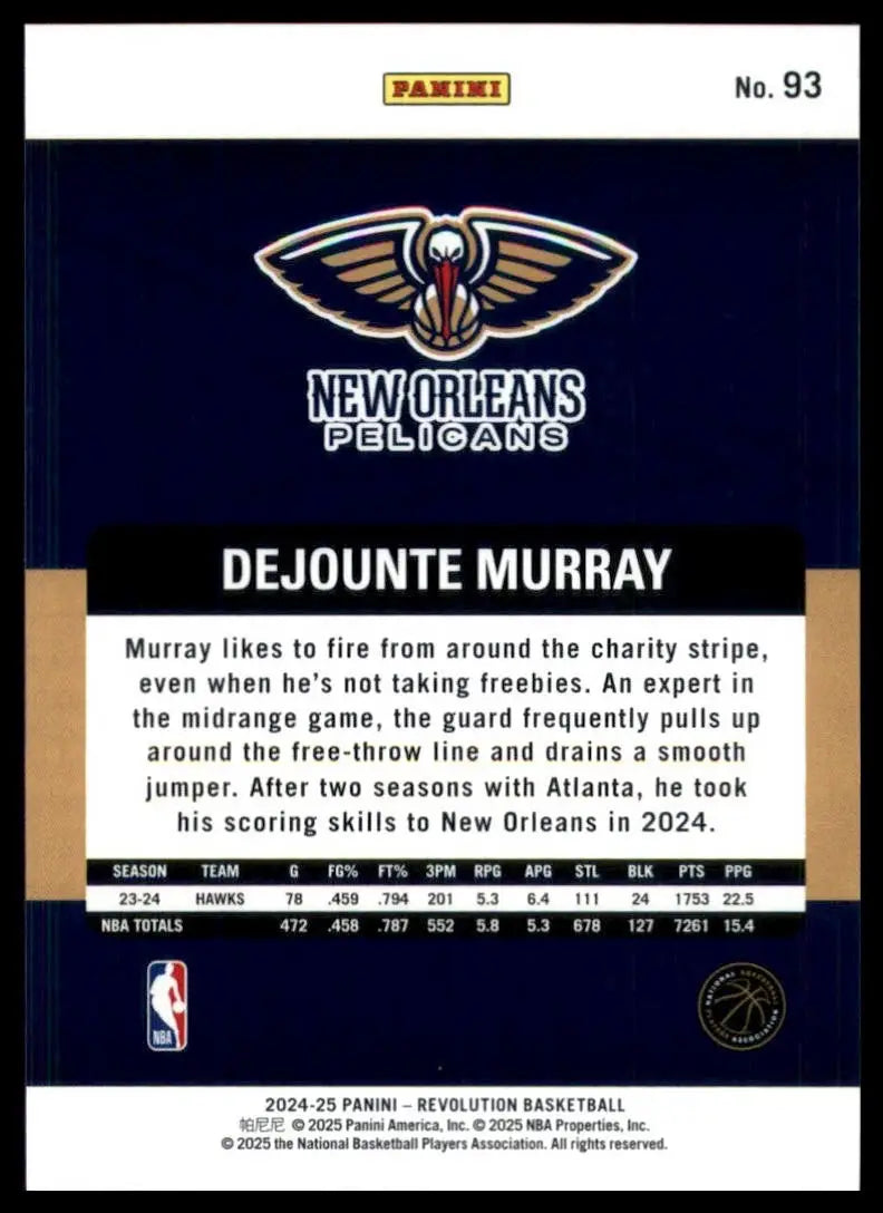 2024-25 Panini Revolution - Dejounte Murray #93