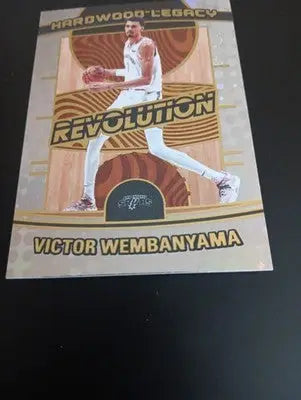 2024-25 Panini Revolution - Hardwood Legacy Victor Wembanyama #10. Spurs. NRMT+ - Basketball Card Single
