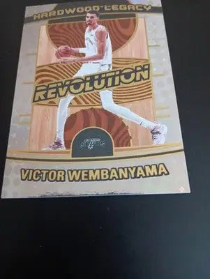 2024-25 Panini Revolution - Hardwood Legacy Victor Wembanyama #10. Spurs. NRMT+ - Basketball Card Single