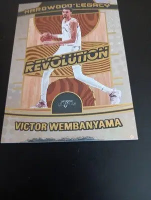2024-25 Panini Revolution - Hardwood Legacy Victor Wembanyama #10. Spurs. NRMT+ - Basketball Card Single