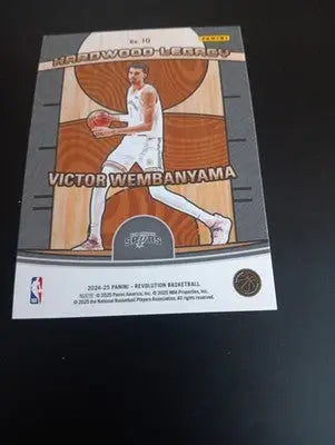 2024-25 Panini Revolution - Hardwood Legacy Victor Wembanyama #10. Spurs. NRMT+ - Basketball Card Single
