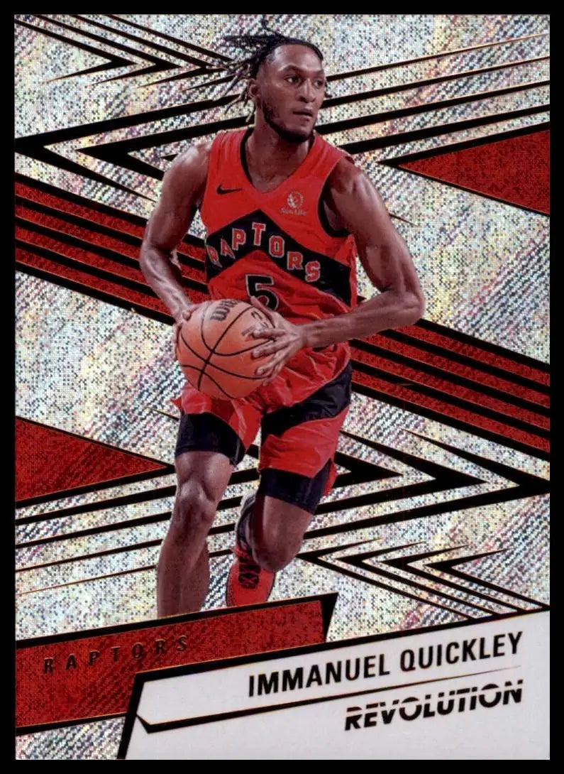 2024-25 Panini Revolution Immanuel Quickley #56 Toronto Raptors Basketball Card - Basketball Card Single