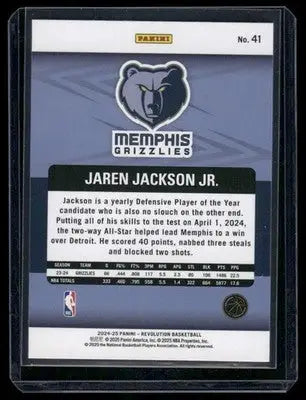 2024-25 Panini Revolution Jaren Jackson Jr. #41 Basketball - Basketball Card Single