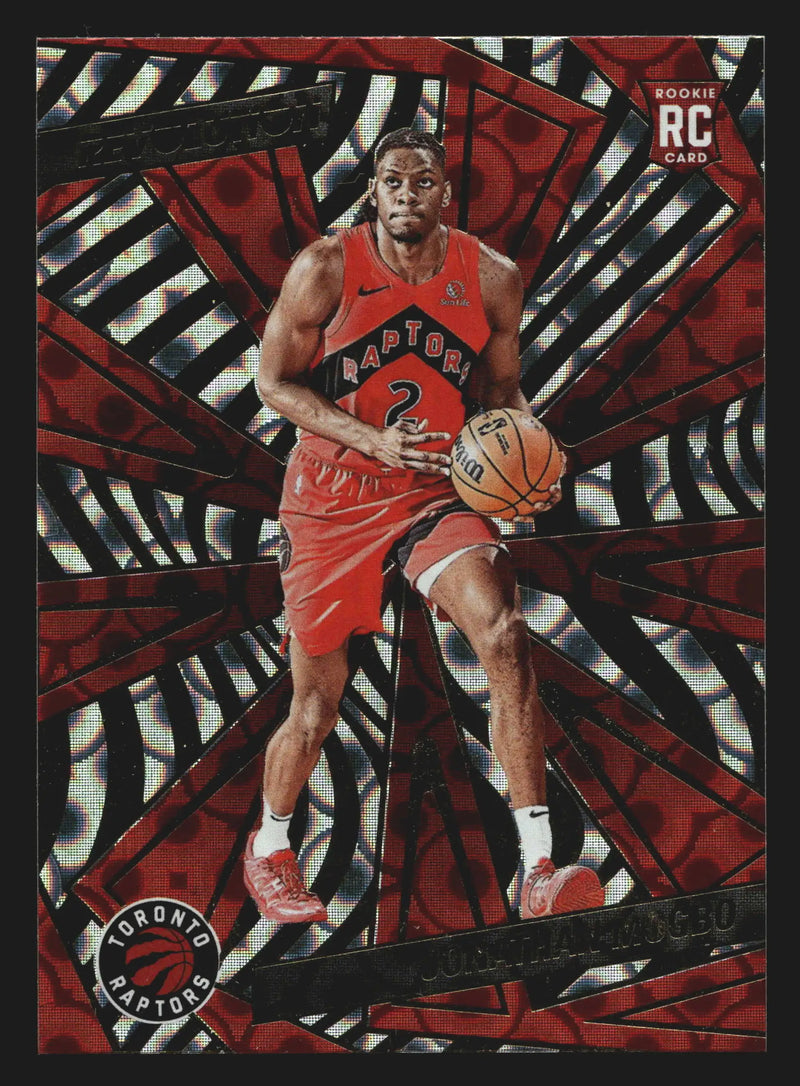 2024-25 Panini Revolution Jonathan Mogbo #111 Groove RC Toronto Raptors - Basketball Card Single