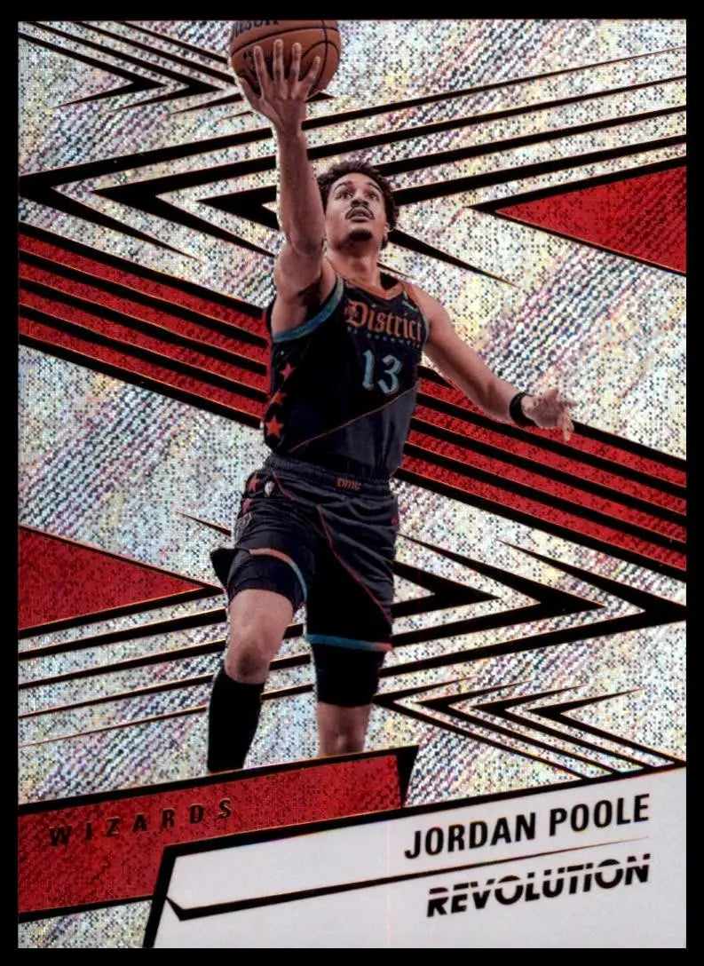 2024-25 Panini Revolution Jordan Poole #28 Washington Wizards Basketball Card - Basketball Card Single