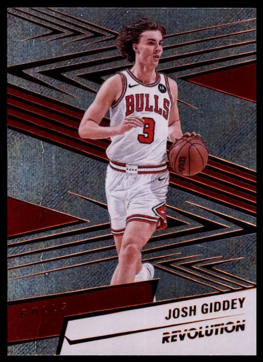 2024-25 Panini Revolution Josh Giddey #10 Chicago Bulls Basketball Card NBA