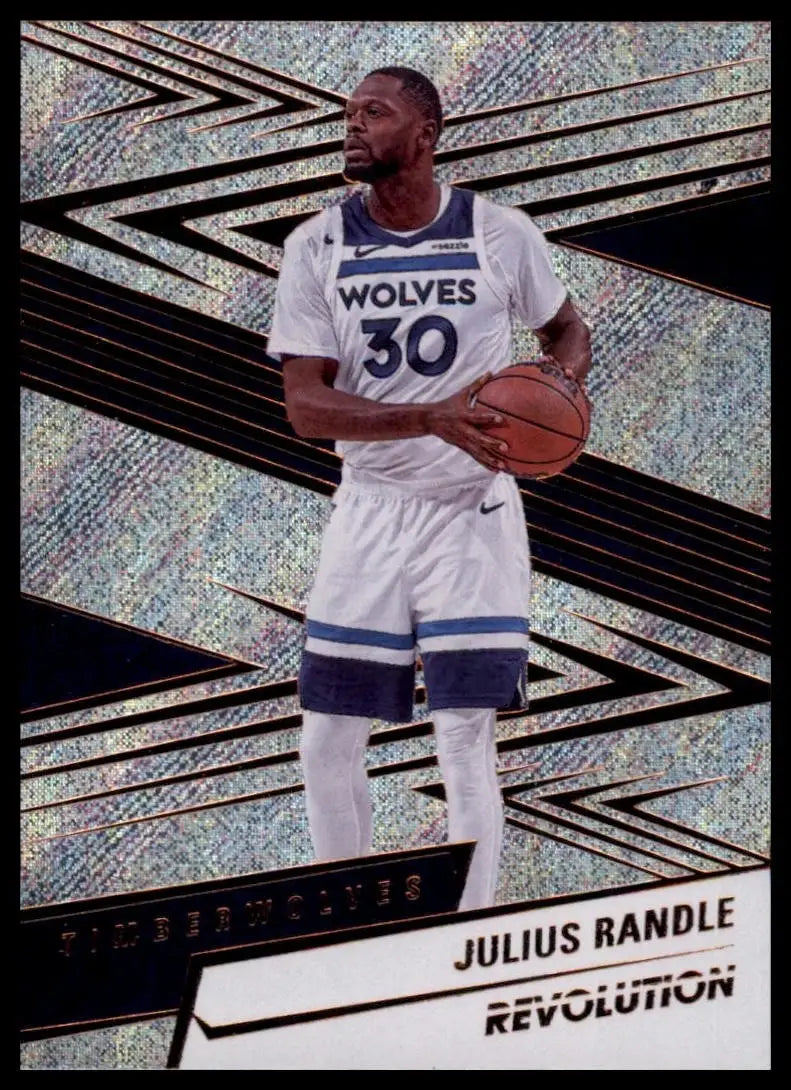 2024-25 Panini Revolution Julius Randle #90 Minnesota Timberwolves Basketball - Basketball Card Single