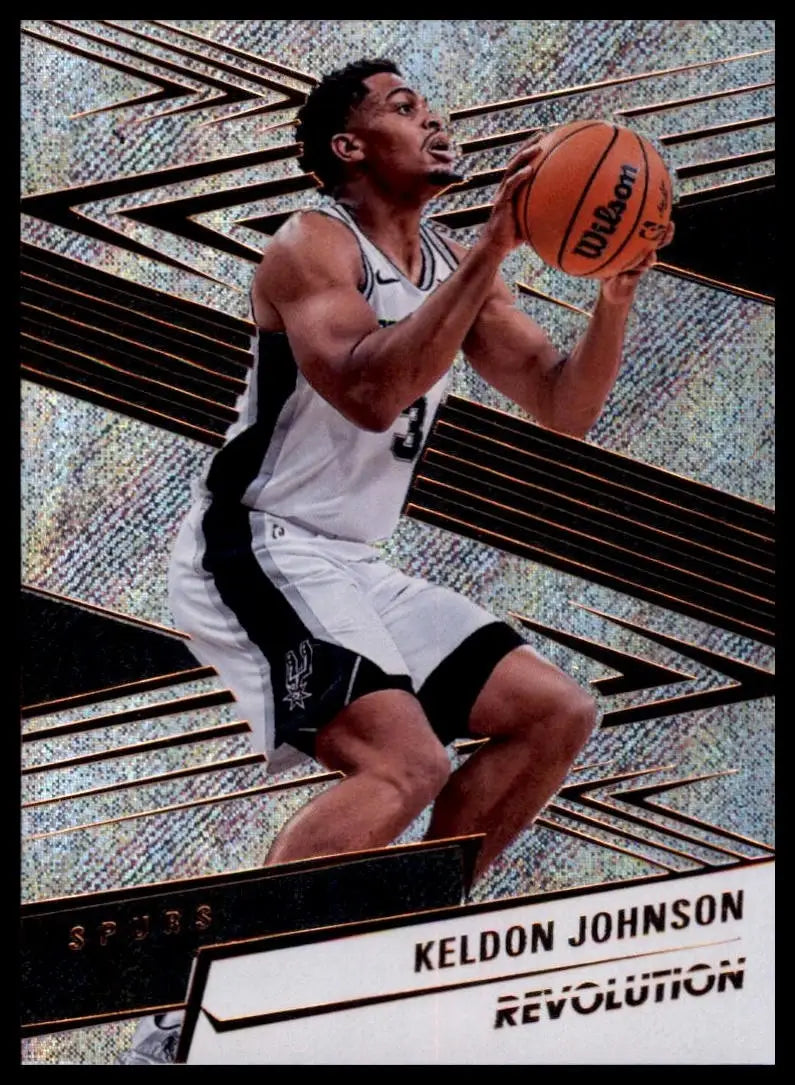 2024-25 Panini Revolution Keldon Johnson #7 San Antonio Spurs Basketball Card - Basketball Card Single