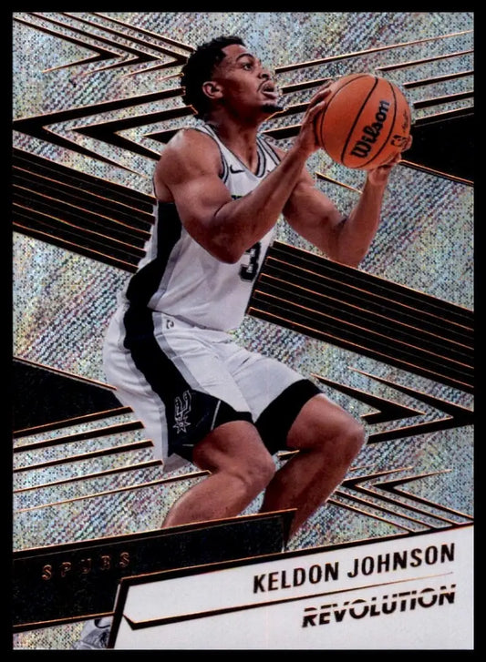 2024-25 Panini Revolution Keldon Johnson #7 San Antonio Spurs Basketball Card