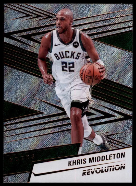 2024-25 Panini Revolution Khris Middleton #5 Milwaukee Bucks Basketball Card NBA