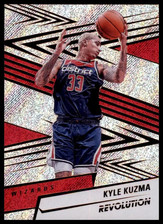2024-25 Panini Revolution Kyle Kuzma #71 Washington Wizard Basketball Card NBA