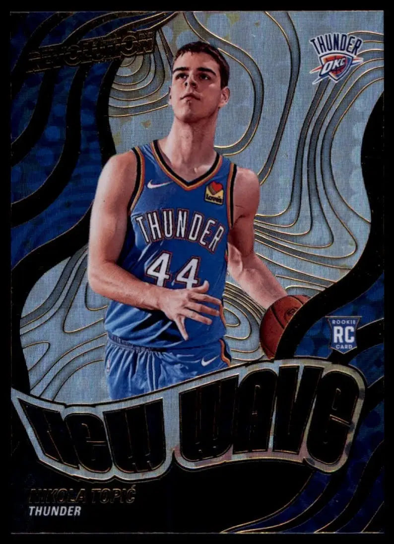 2024-25 Panini Revolution New Wave Nikola Topic Rookie #22 Oklahoma City Thunder