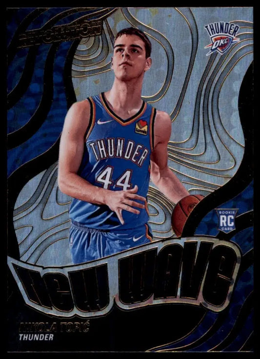 2024-25 Panini Revolution New Wave Nikola Topic Rookie #22 Oklahoma City Thunder - Basketball Card Single