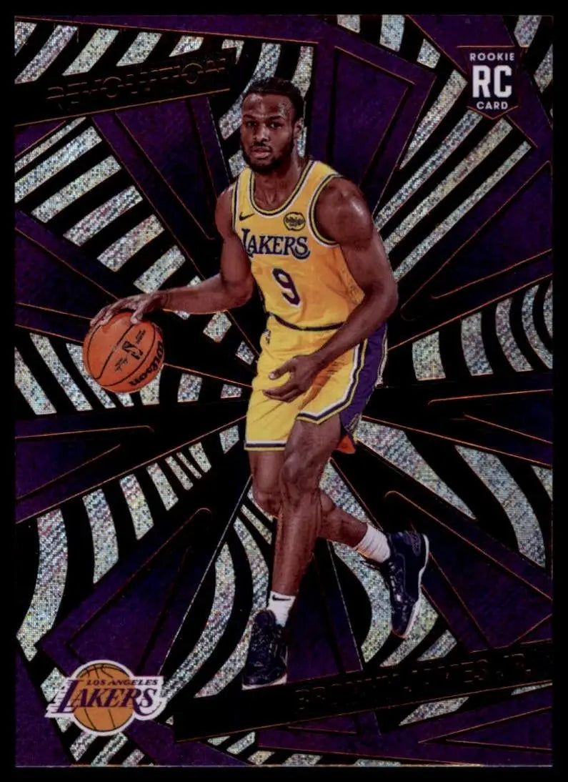 2024-25 Panini Revolution Rookie Bronny James #118 Los Angeles Lakers Basketball