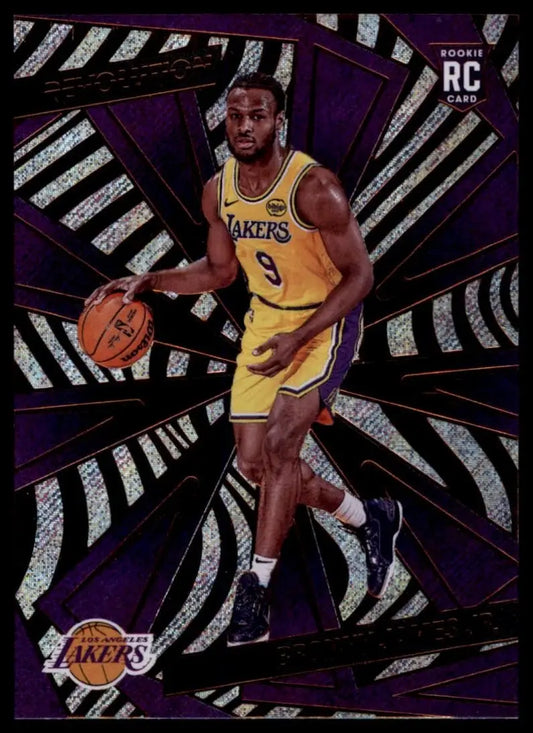 2024-25 Panini Revolution Rookie Bronny James #118 Los Angeles Lakers Basketball