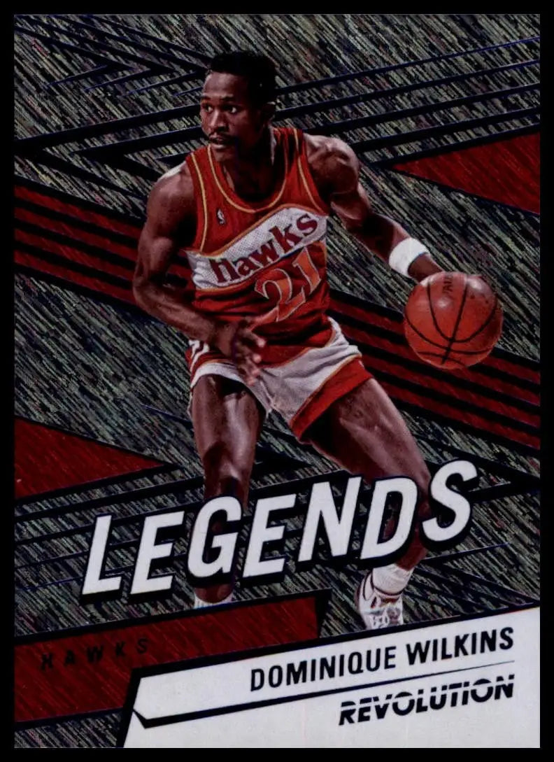 2024-25 Panini Revolution Storm Legends Dominique Wilkins #162 Atlanta Hawks NBA