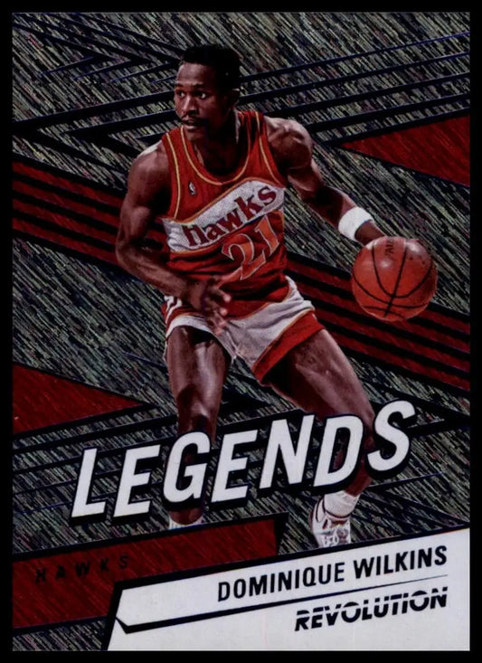 2024-25 Panini Revolution Storm Legends Dominique Wilkins #162 Atlanta Hawks NBA