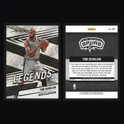 2024-25 Panini Revolution Tim Duncan #161 Legends Spurs HOF - Basketball Card Single