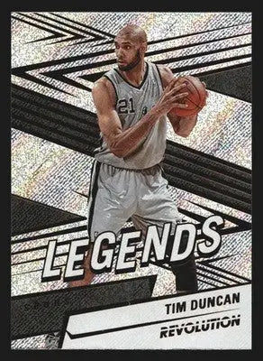 2024-25 Panini Revolution Tim Duncan #161 Legends Spurs HOF - Basketball Card Single