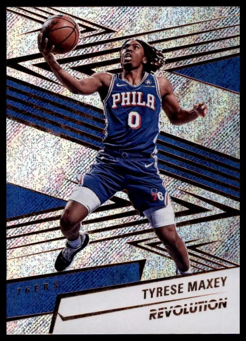 2024-25 Panini Revolution Tyrese Maxey #35 Philadelphia 76ers Basketball Card - Basketball Card Single