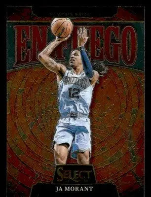 2024-25 Panini Select #1 Ja Morant En Fuego Memphis Grizzlies - Basketball Card Single