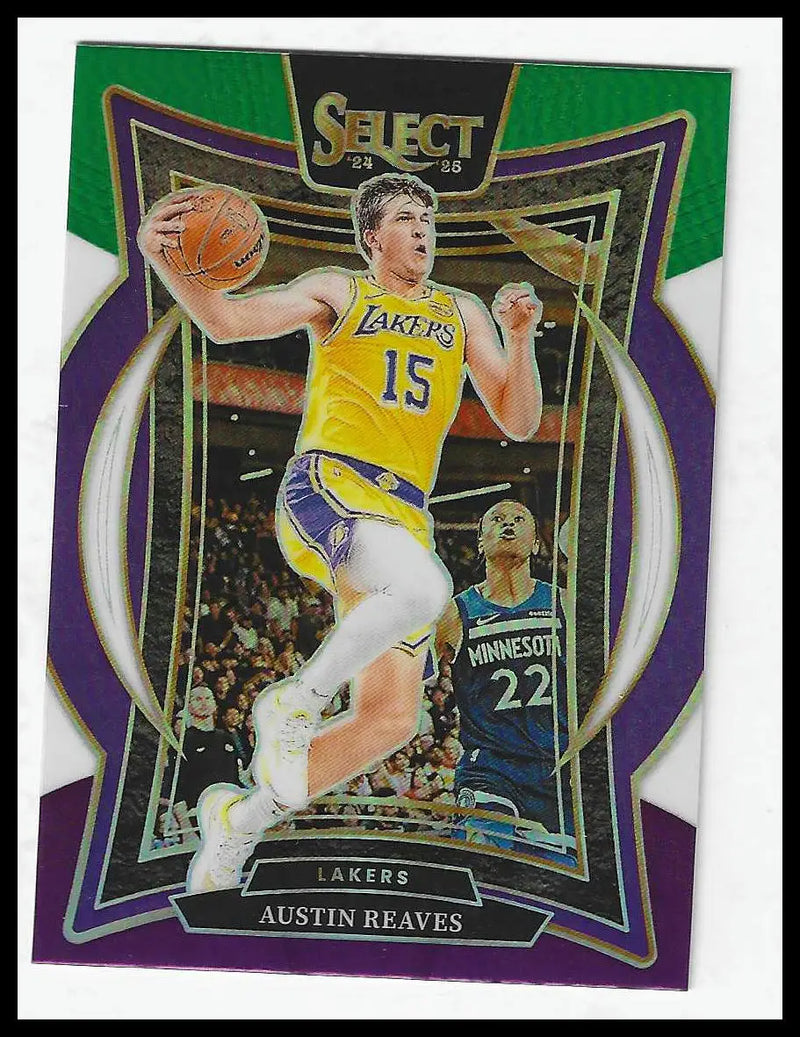 2024-25 Panini Select #126 Coby White Green White Purple Prizm - Basketball Card Single