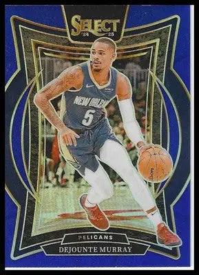 2024-25 Panini Select #13 Dejounte Murray Concourse Blue Prizm