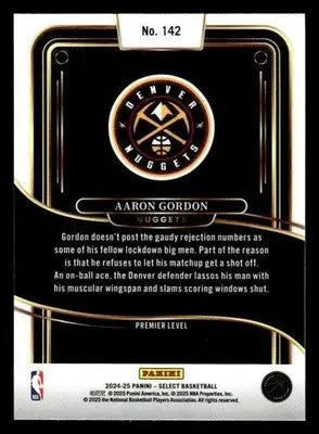 2024-25 Panini Select #142 Aaron Gordon - Basketball Card Single