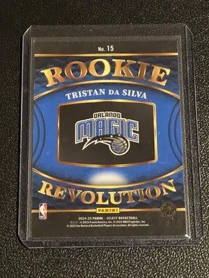 2024-25 Panini Select #15 Tristan da Silva Rookie Revolution - Basketball Card Single