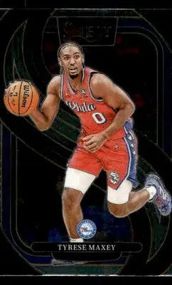 2024-25 Panini Select #156 Premier Level Tyrese Maxey Philadelphia 76ers - Basketball Card Single