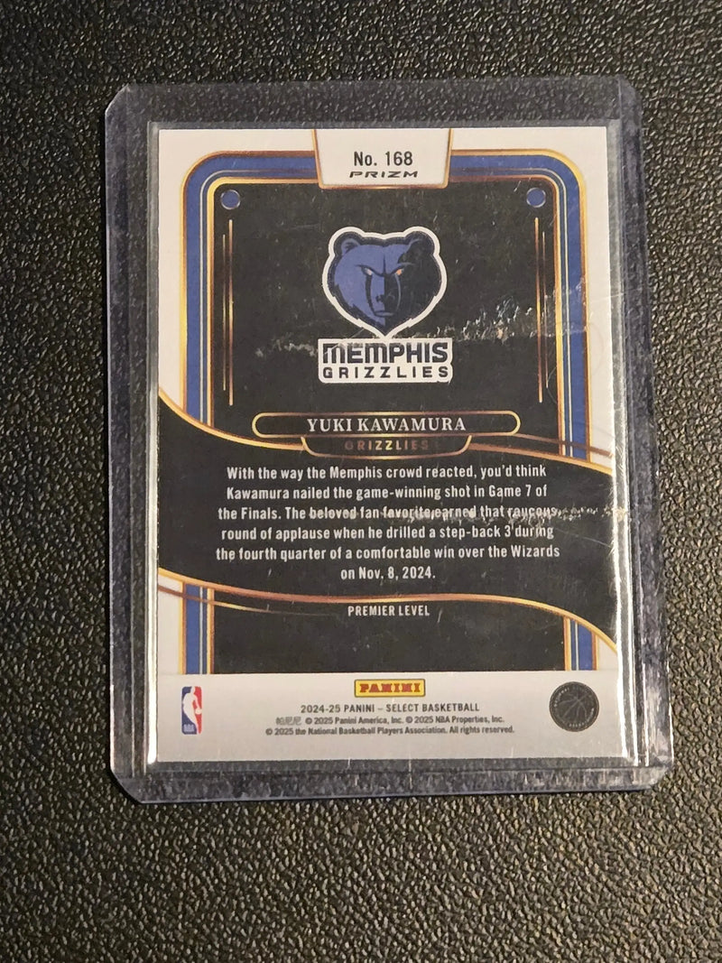 2024-25 Panini Select #168 Yuki Kawamura Silver Prizm - Basketball Card Single