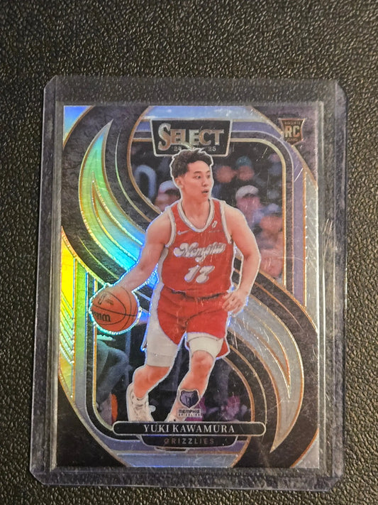 2024-25 Panini Select #168 Yuki Kawamura Silver Prizm - Basketball Card Single