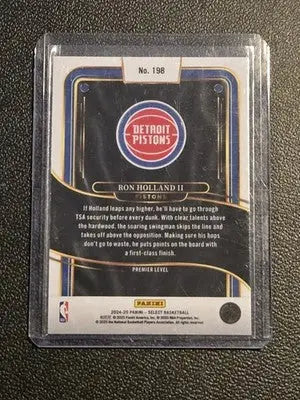 2024-25 Panini Select #198 Ron Holland II - Basketball Card Single
