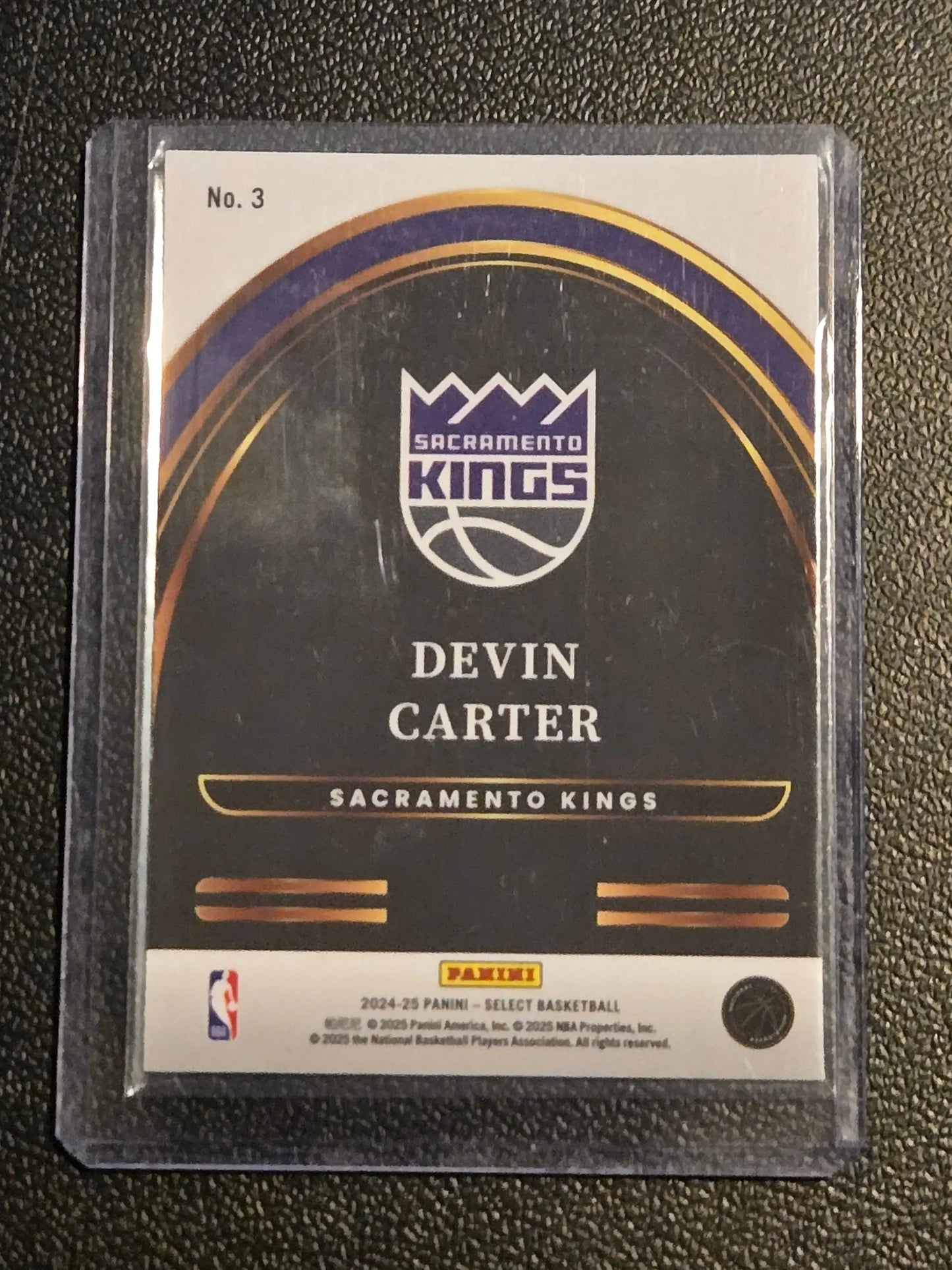 2024-25 Panini Select #3 Devin Carter Select Future - Basketball Card Single