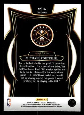 2024-25 Panini Select #32 Michael Porter Jr. - Basketball Card Single