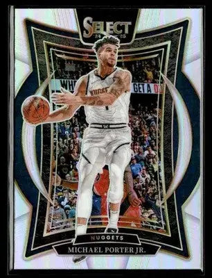 2024-25 Panini Select #32 Michael Porter Jr. Silver Prizm - Basketball Card Single