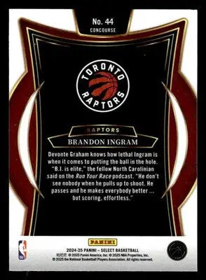 2024-25 Panini Select #44 Brandon Ingram - Basketball Card Single