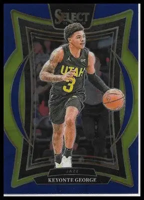 2024-25 Panini Select #49 Keyonte George Blue (Retail) Cncourse Level Jazz