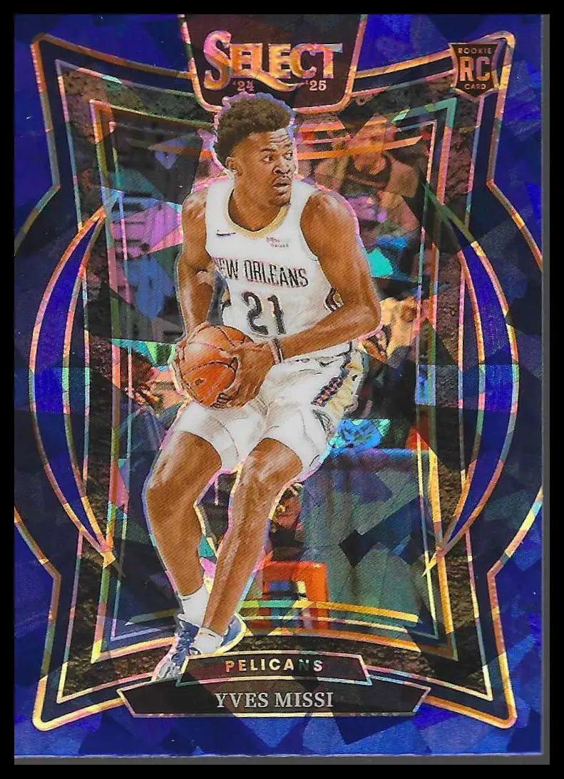 2024-25 Panini Select #51 Kevin Durant Blue Cracked Ice Prizm - Basketball Card Single