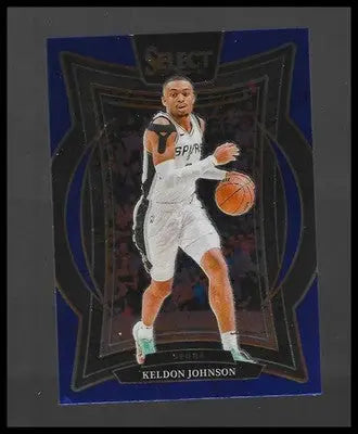 2024-25 Panini Select #58 Keldon Johnson Blue (Retail)