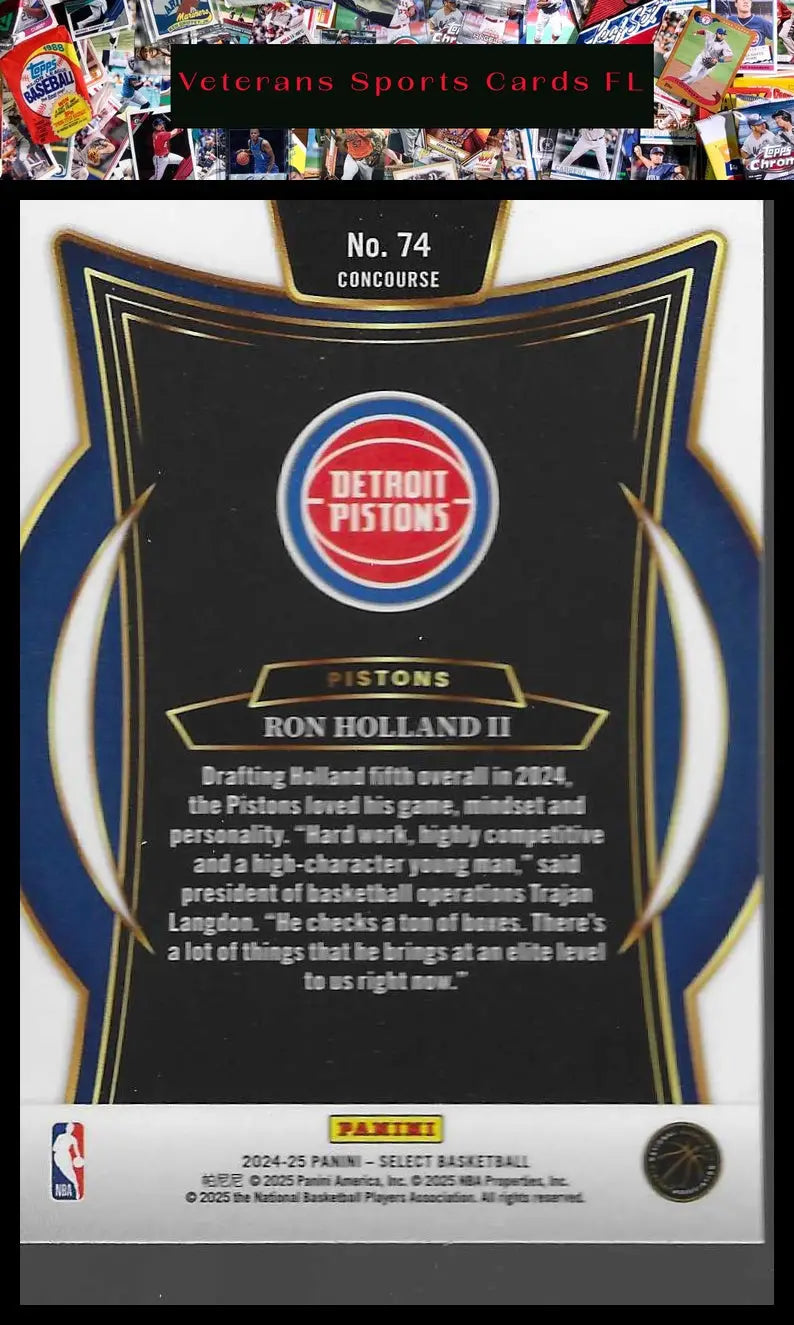 2024-25 Panini Select #69 Donovan Clingan Blue (Retail) - Basketball Card Single