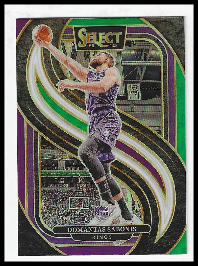 2024-25 Panini Select #69 Donovan Clingan Green White Purple Prizm - Basketball Card Single