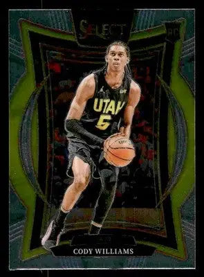2024-25 Panini Select #71 Cody Williams Concourse RC Utah Jazz - Basketball Card Single