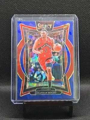 2024-25 Panini Select #87 Jonathan Mogbo Blue Cracked Ice Prizm - Basketball Card Single