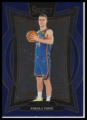 2024-25 Panini Select #89 Nikola Topic Blue (Retail)