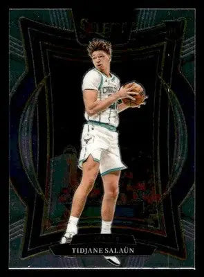 2024-25 Panini Select #95 Tidjane Salaun Concourse RC Charlotte Hornets - Basketball Card Single